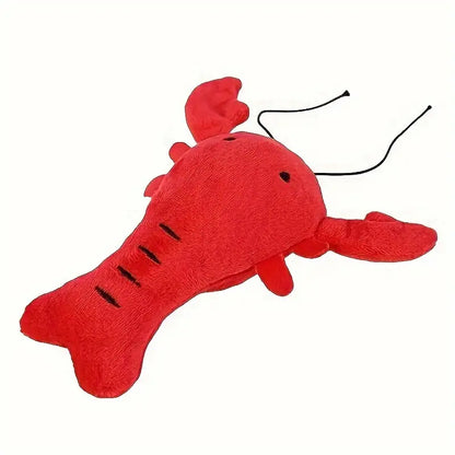 red lobster dog plush toy